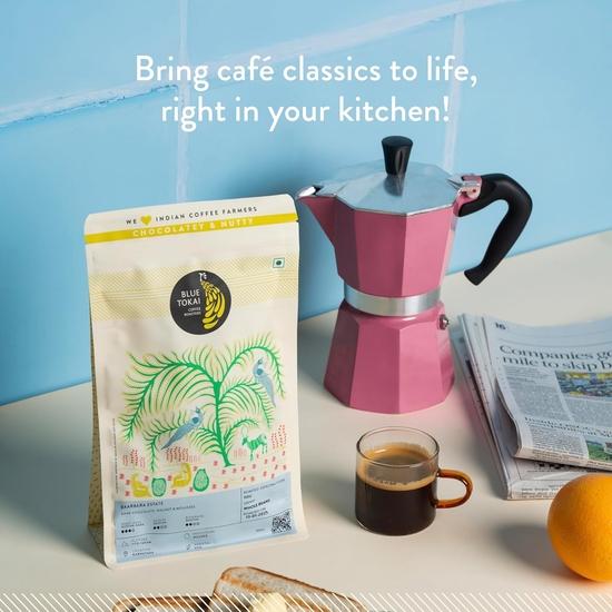 Blue Tokai Coffee Roasters Baarbara Estate - Medium Dark Roast | Aeropress Grind 1Kg | Intense Flavour | 100% Arabica Beans | Specialty Coffee