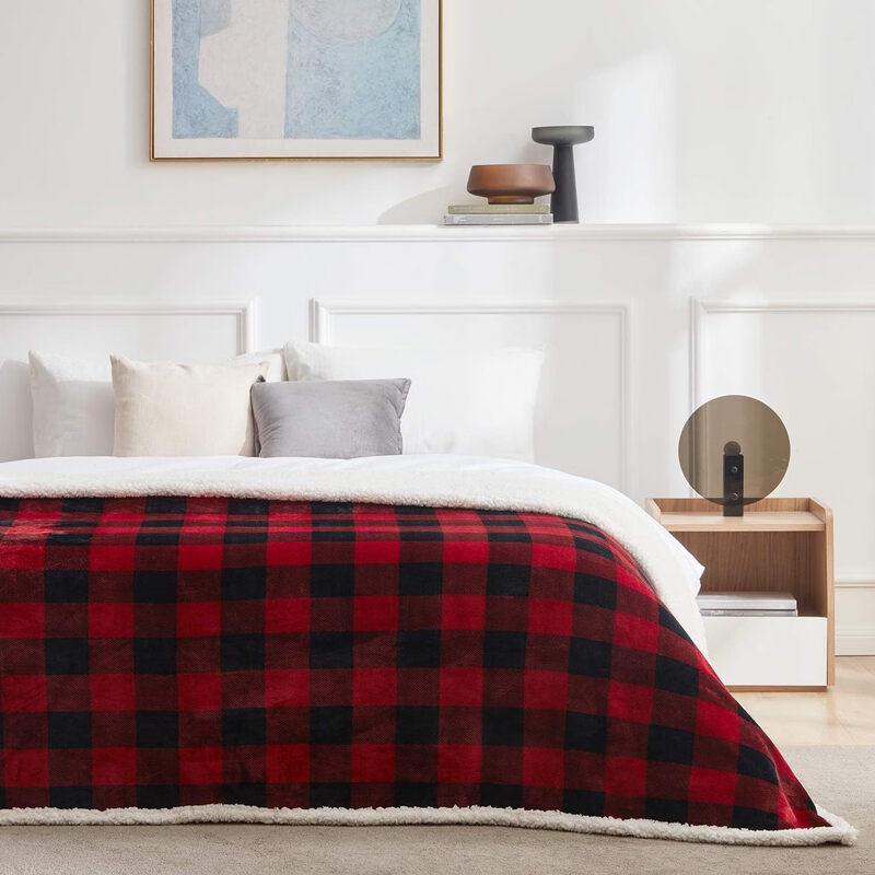 LISM Double-Layer Printed Lamb Velvet Blanket