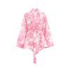 2-piece Casual Women's Pajama Set Long-sleeved Pajamas Lace-up Pajamas Sexy V-neck Pajama Shorts New Loose Home Clothes