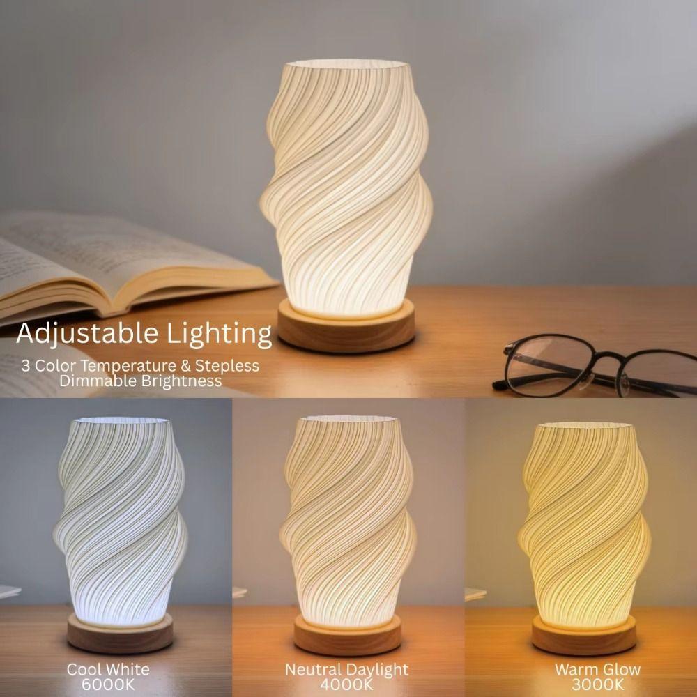 LED Reading Lamp USB Wired Control Ambient Light Art Decoration Night Light  Living Room