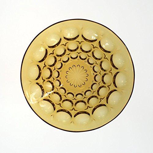 Aderia (ADERIA) Medium Bowls, Amber, Maximum 15cm x 4.5cm High, Suigetsu Design, Set of 3, Made in Japan, F-70385