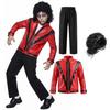 Kids Halloween Costume Leather-Like Party Outfit for Boys and Girls Dress Up