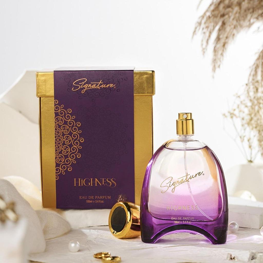 Signature Royal - Highness Eau de Parfum - 100ML | Long Lasting Fragrance for Women | Floral Amber Scent | Luxurious Everyday Wear Perfume