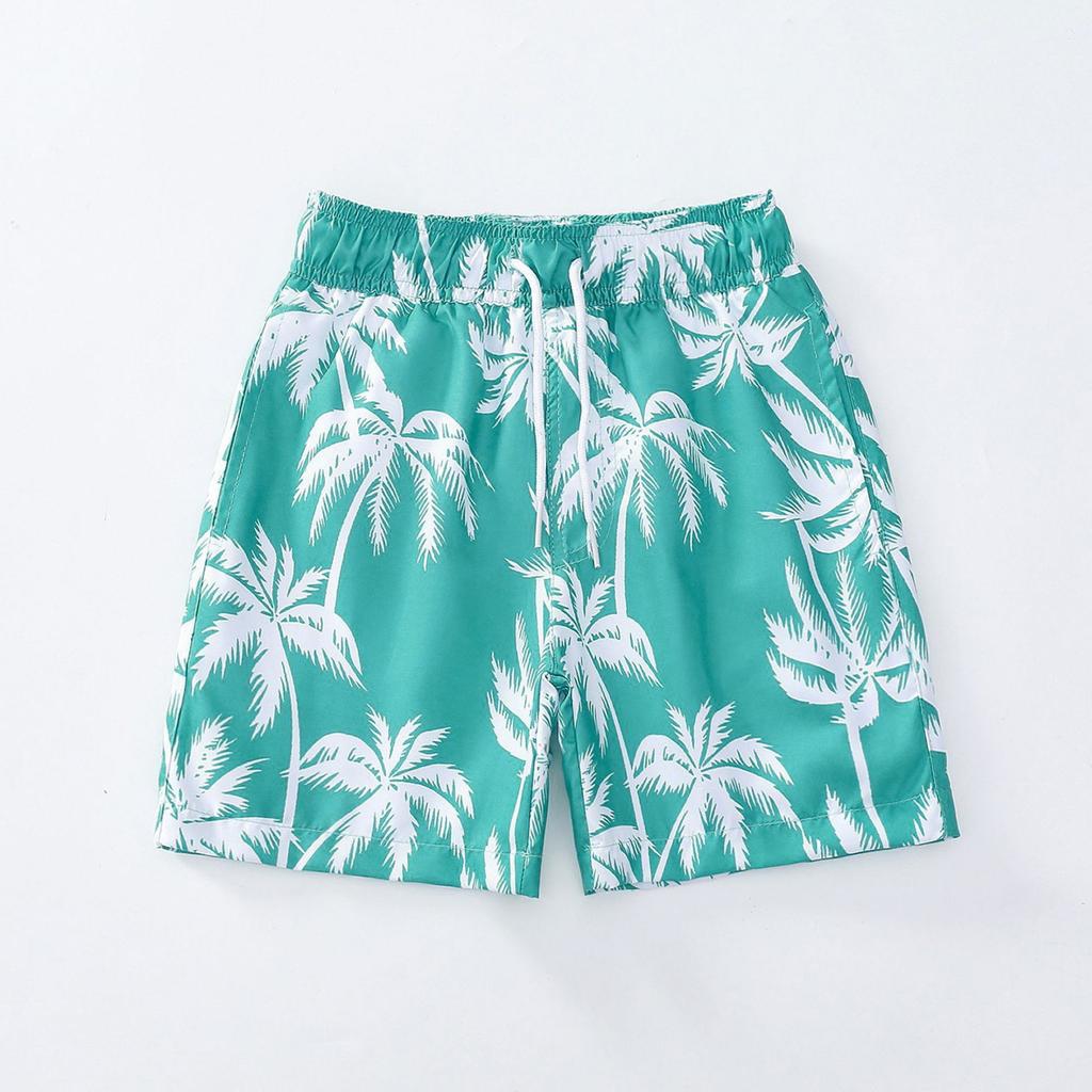Boys' Swim Trunks - Mesh Lined Drawstring Beach Shorts