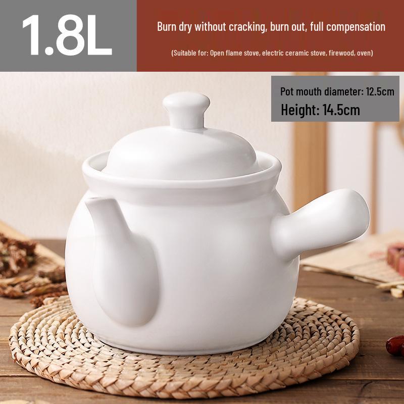 Traditional Clay Pot Casserole and Frying Pan for Herbal Medicine Preparation