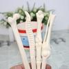 5Pcs Creative Bone Shape 0.7mm Nib Ball Pen Student Writing Office Stationery