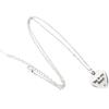 6xLove Heart Shape Crystal Necklace Necklace Jewelry Silver