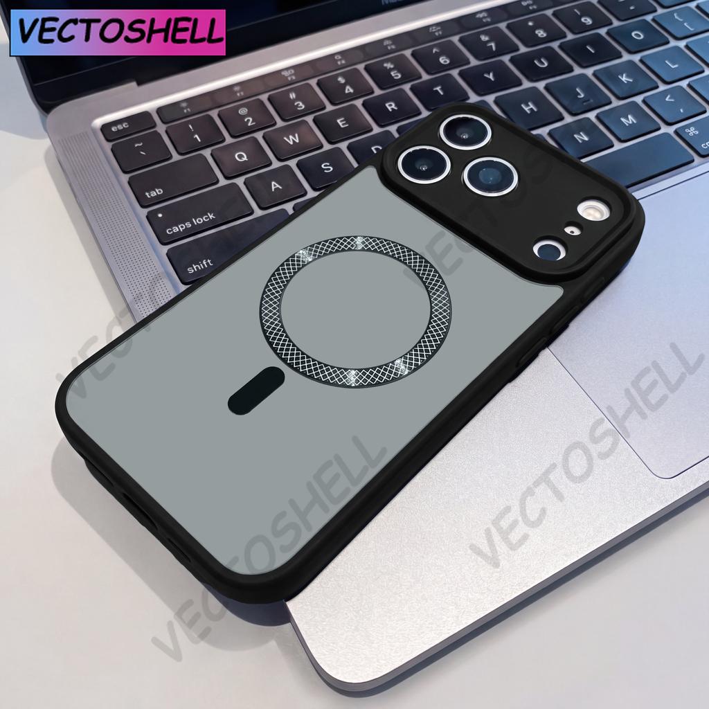 For iPhone17 ProMax Matte Magnetic Phone Case Fashionable ins-Style Cover For iPhone 17 16 15 14 Plus 13 12 11 Pro Max Cases