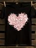 WoValentine'S Day Heart Print T-Shirt Mens Tshirt Womens Tshirts with Letters Print Short Sleeves T-Shirt Casual Street Tee Shirt Top