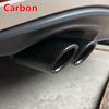 70mm Stainless Steel Car Exhaust Muffler For VW Tiguan MK2 Golf 6 7 Mk7 Jetta Mk6 1.4T 1.6L Exhaust Tip Pipe
