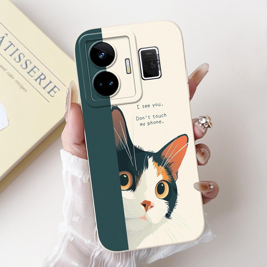 For Realme GT3 Case RMX3709 Cute Funny Cartoon Cover Soft Silicone Case For Realme GT Neo 5 Neo5 240W RealmeGT3 Back Cover Coque