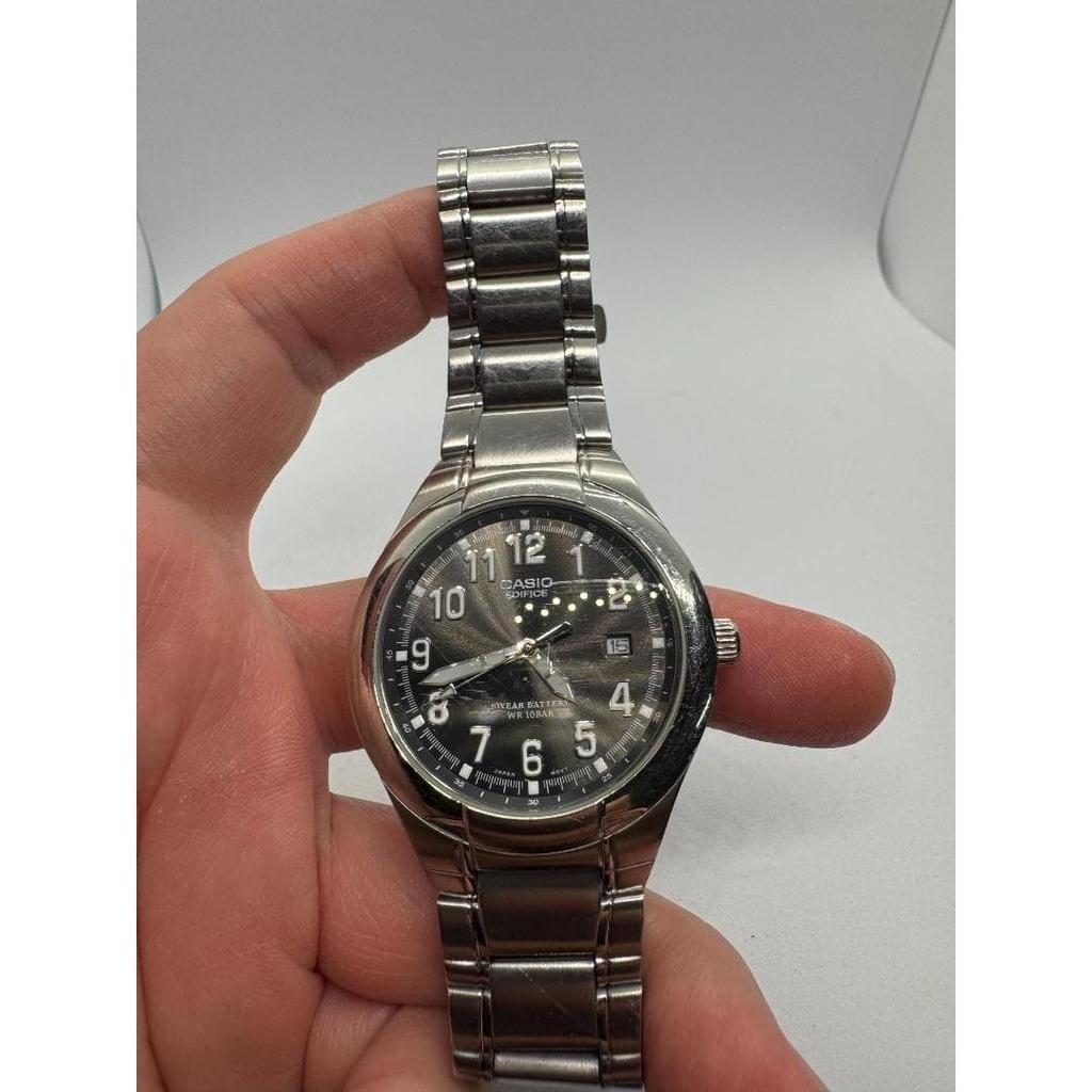 Used [Operation] CASIO EDIFICE Men's Quartz 10 ATM Water Resistant W64