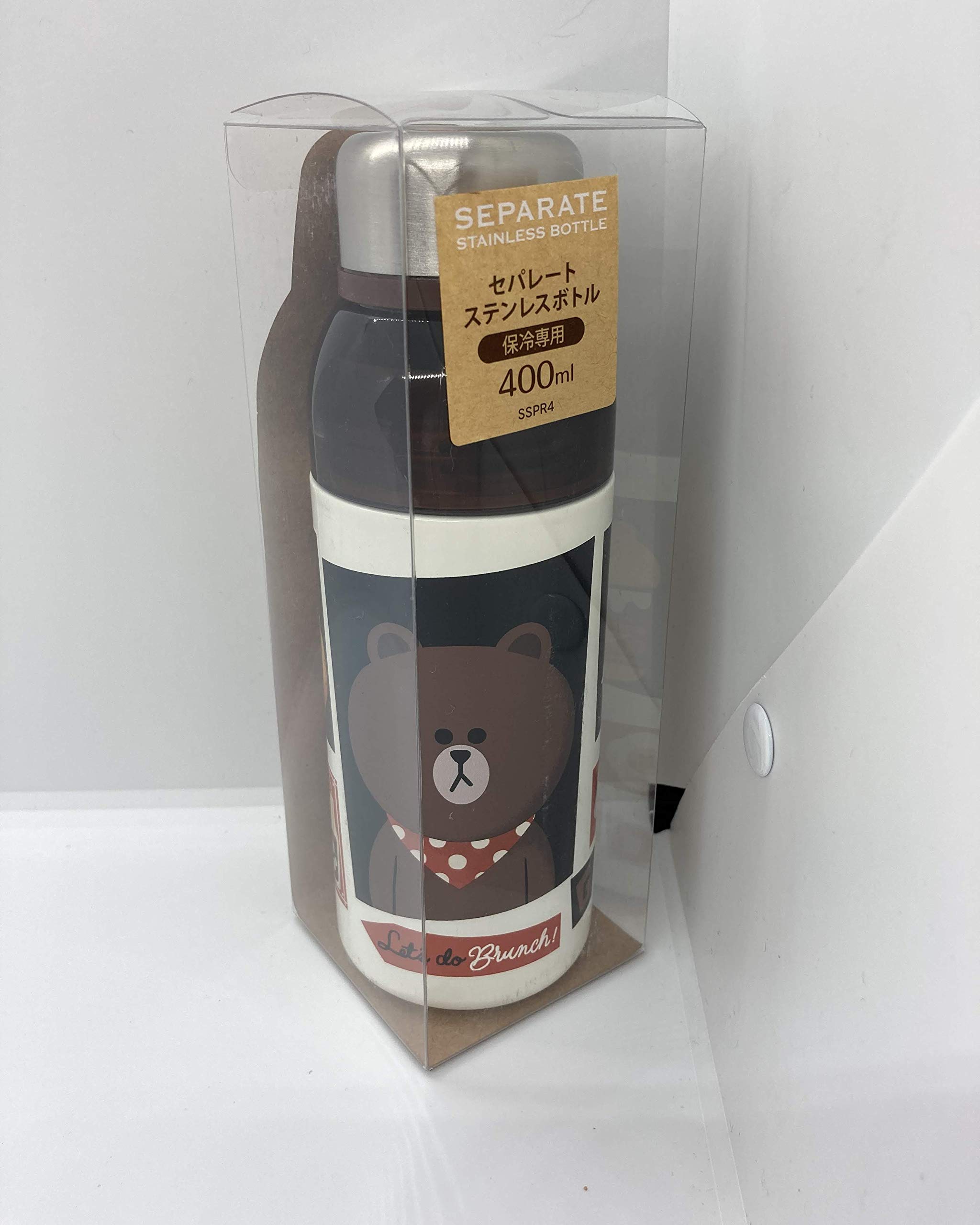 

LINE FRIENDS Separate Stainless Steel Bottle Cafe SSPR4 Bear Outdoor Bottle Water Bottle