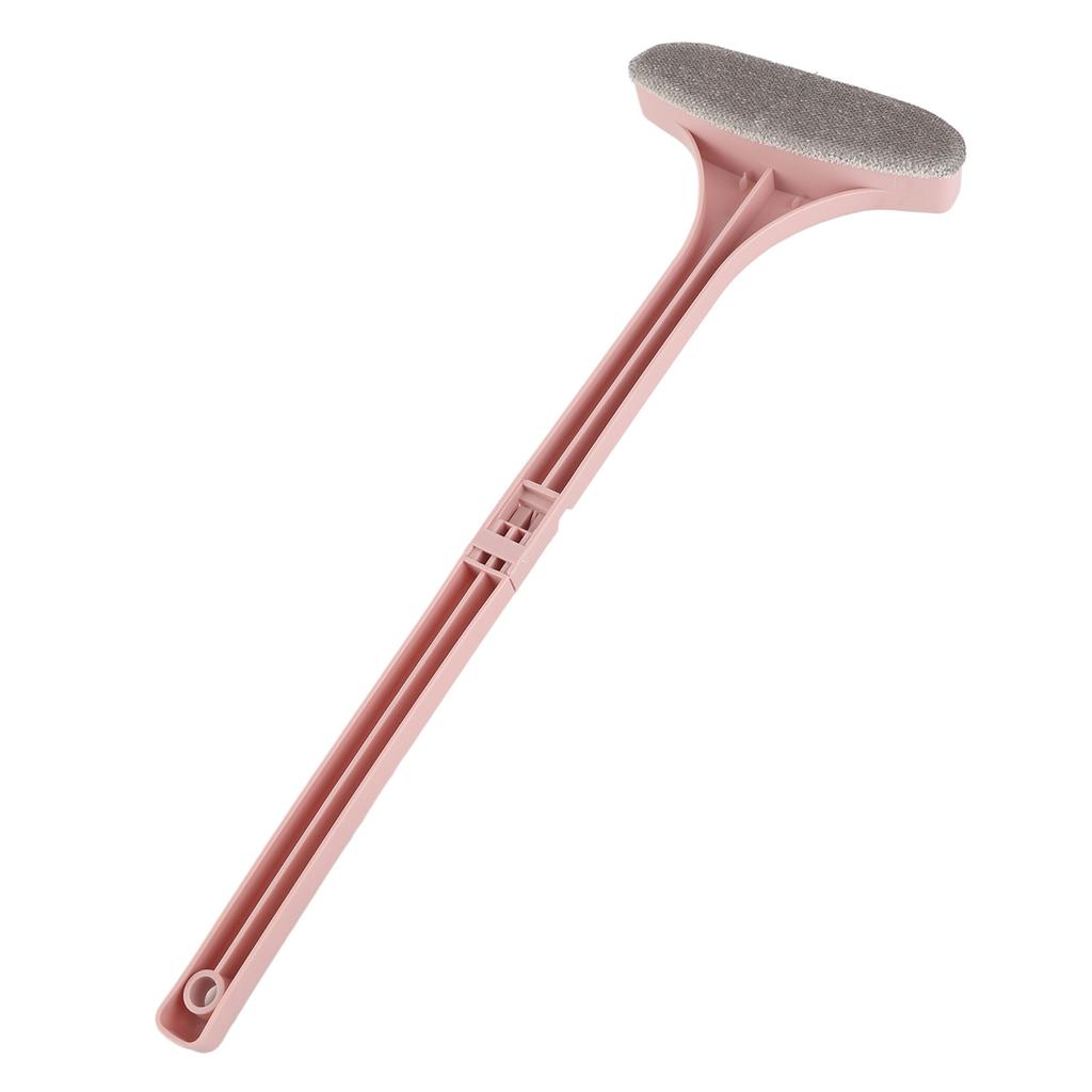 Window Cleaning Brush with Long Handle Detachable Window Screen Cleaner Dust RemoverPink