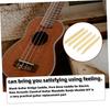 Unbleached Blank Guitar Bone Saddle 3/5/10Pcs Pure Bone Saddle Bridge for Guitar Luthier Builder