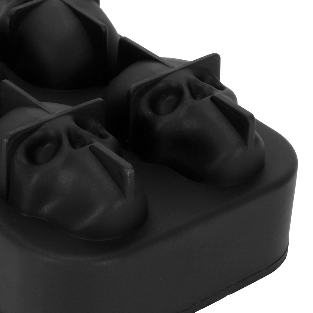 Distinctive Skull Shape Ice Mold Silicone Irregular Ice Cubes Tray for Home Bar Party Summer