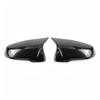 Car Decoration Bull-Horn Door Mirror Cover For Toyota Supra A90 2018      2024 Car Rearview Accessories