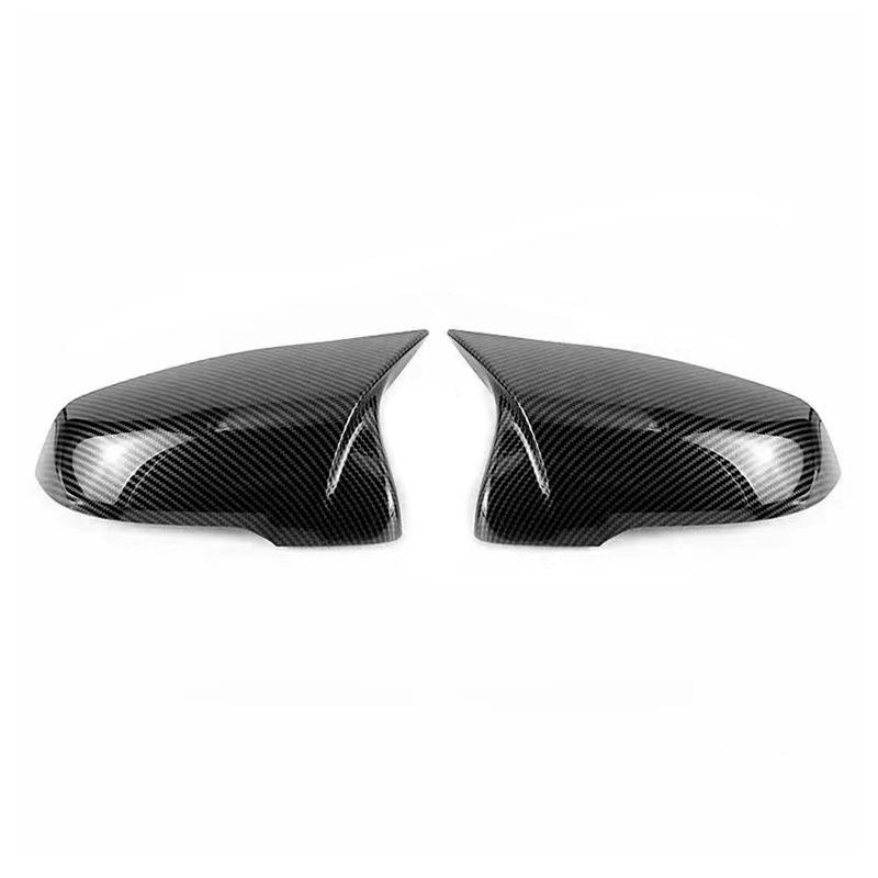 Car Decoration Bull-Horn Door Mirror Cover For Toyota Supra A90 2018      2024 Car Rearview Accessories