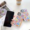 Summer new color floral mobile phone case iPhone17Pro transparent tpu soft case Apple 15 girls protective case