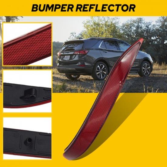 Right Red Lens Rear Bumper Reflector Light Lamp Case For Chevy Equinox 2018-