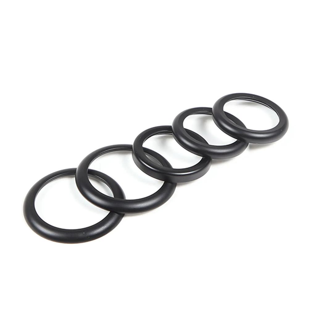 For FIAT Abarth 500 500C 595 595C 695 695C 2008-23 Car Double Flashing Glass Lifting Decoration Ring Aluminum Alloy Accessories