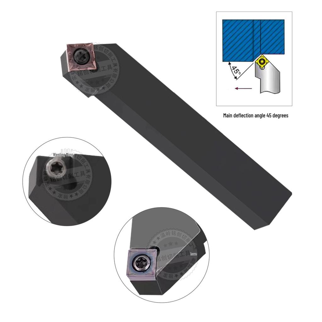 45° CNC externí soustružnický držák nástroje SSSCR1616H09/SSSCL2525M12