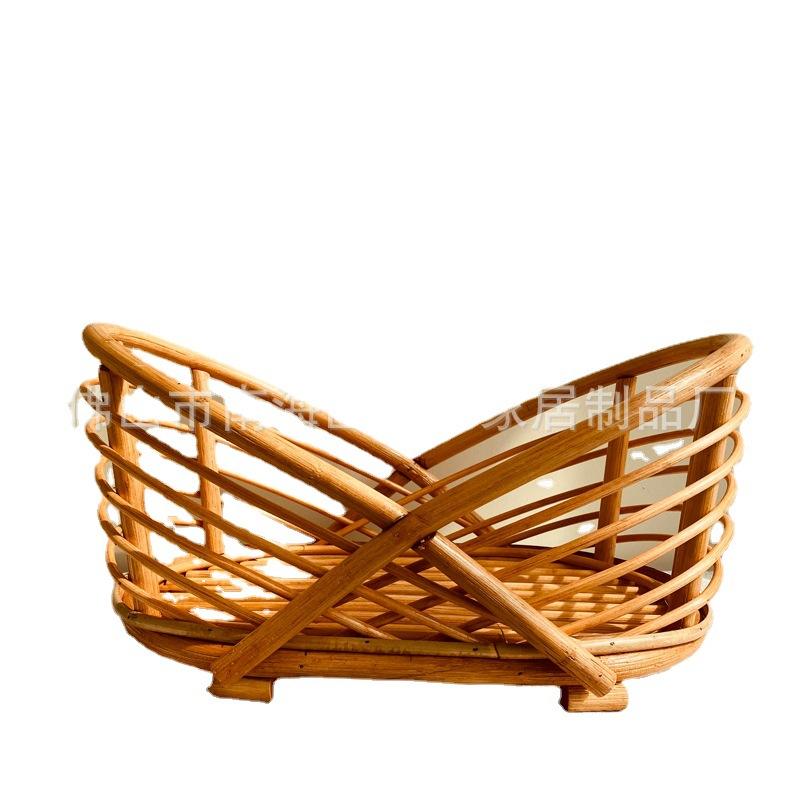 

1pc Newborn Baby Photography Props Woven Basket for Newborn Photoshoot Baby Photography Wicker Bed Studio Baby Souvenirs Other