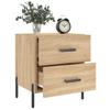Nightstand, Sonoma Oak, 40X35X47.5 Cm Wood-Based Material