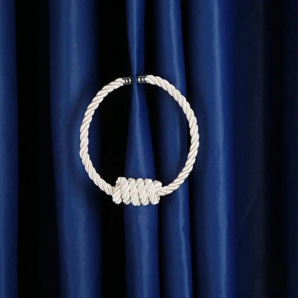 1 Stück Vorhang-Raffhalter Magnetischer Clip Schnalle Seilgeflecht Hängende Kugel Vorhänge Halter Klemme Vorhanghalter Zubehör Cortinas