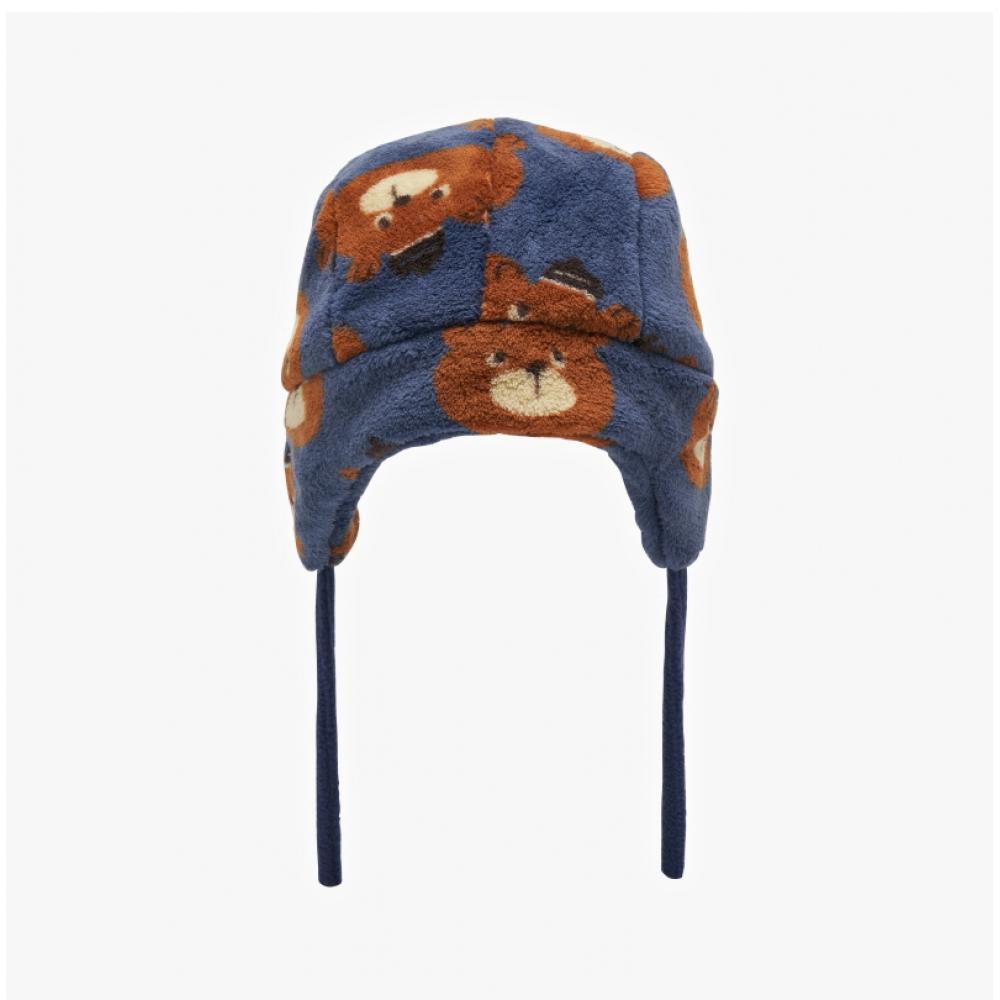 Tiny Cotton Aw24 308 K29  Bears Earflap Beanie  Bears Earflap Trooper Hat Beanie