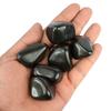 Reiki Crystal Products Natural Black Agate Tumble Stone Raw Rough Stone Tumbled Pack of 50 Gram