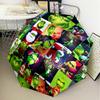 Christmas Collage Umbrella Folding umbrella, automatic umbrella 8-Frame for Travel, camping Use Gift for Halloween Christmas