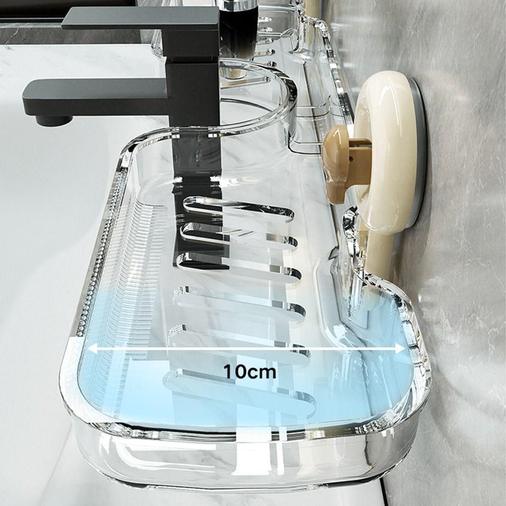 Odnímatelná polička s přísavkou na baterii Multifunkční úložný stojan na toaletní potřeby Pro koupelnu kuchyň