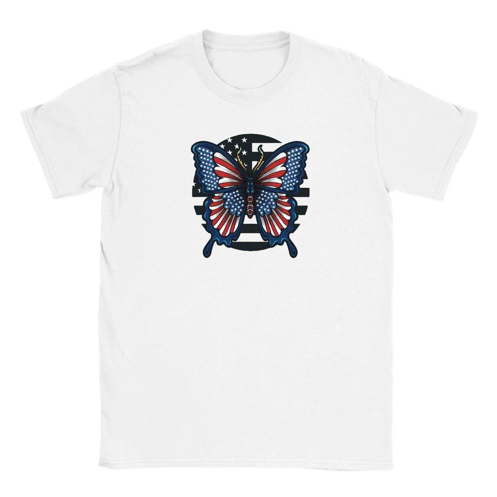 Butterfly T-Shirt - Soft Cotton Graphic Tee - Unique Butterfly Print Gift for Na