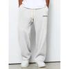 Herren Trendy Locker Fließend Gerade Bein Jogginghose - Frühling/Herbst Lässig Weites Bein Sporthose