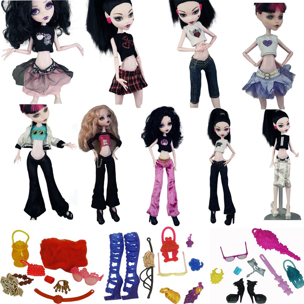 NK 1 Set 11 Zoll Puppenzubehör Für 27 cm Puppenkleidung Mode 10,5 Zoll Puppen Kleid Rock Miniaturartikel Spielzeug JJ