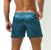 Herren-Boxershorts aus Seidensatin, Unterwäsche, Schlafanzug, Lounge-Shorts
