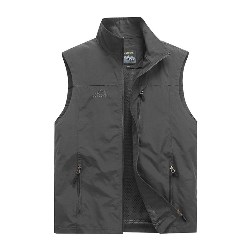 Outdoor Mountaineering Camping Windproof Breathable Vest for Men in Spring Autumn Comfortable Warm Cozy Vest