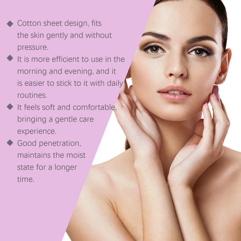 Gentle Face Cotton Pads Deep Moisturizing Nourishing and Soothing Soft Touch Suitable for Skin Care and Cleansing