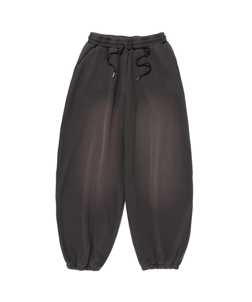 CARGOBROS FOR WOMAN Light Pintuck Balloon Jogger Pants (Charcoal)