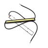 2PCS 12V 14CM COB White Car LED Lights for DRL Fog Driving Lamp