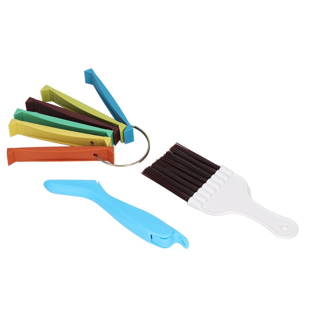 Klimaanlagen Lamellenreiniger Set 6 Farben Lamellenkamm Reinigungsbürste Spulenreinigungsbürsten Set für Zuhause