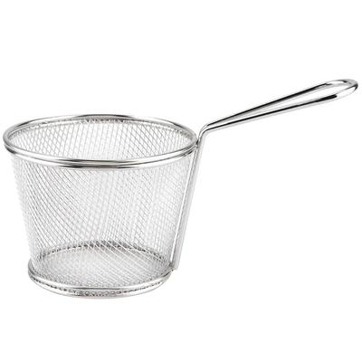 Mini cestini per friggere patatine in acciaio inossidabile, scolapasta per presentazione cibo, strumento per cucinare patate