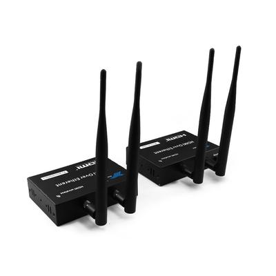 Plug and Play Hdmi Wireless Extender 200m with 1 Transmitter and 1 Receiver for One Set