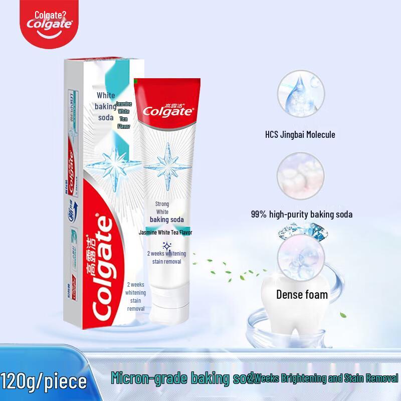 Colgate Enamel White Baking Soda Toothpaste, Jasmine White Tea