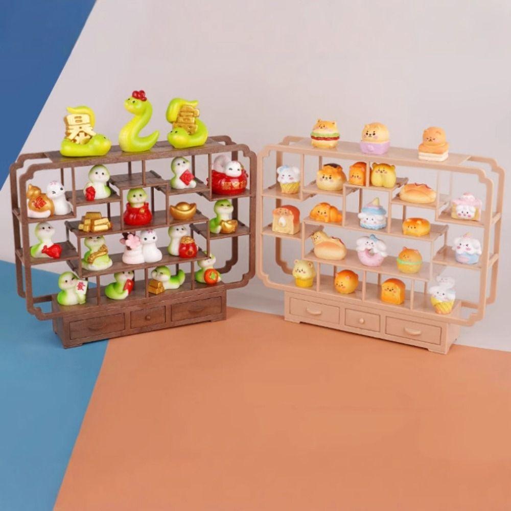 Mini Dollhouse Miniature Bogu Multistyles Furniture Model Display High Quality Stand Storage Rack
