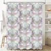 Luxury Waterproof Shower Curtain Diamond Pattern Bath Decor, 72x84 Mosaic Print Home Decoration with Hook Set for Bathroom Acces