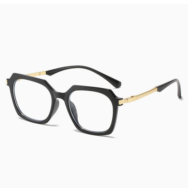 

Vintage Anti Blue Light Glasses For Women/Men Black Square Eyeglasses Frames Ladies Computer Lens Radiation Protection Glasses MULTI
