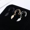 Simple U-Shaped Metal Leaf Ear Clip - No Piercing Needed