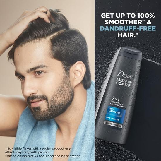 DOVE Men+Care Anti Dandruff 2in1 Shampoo+Conditioner, 650 Ml